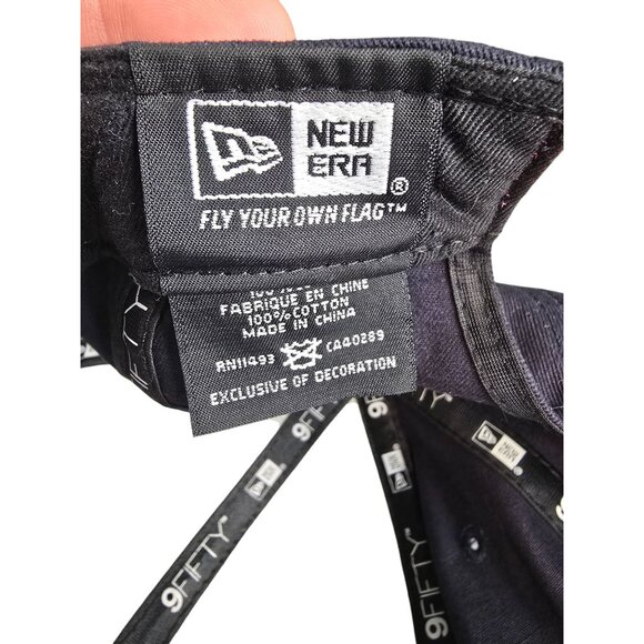 Atlanta Braves Cap 9FIFTY Snapback New Era Embroidered Logo Black & Red - Picture 6 of 8